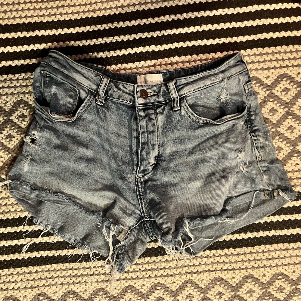 Gilded Intent Denim Shorts